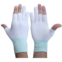 ウインセス WINCESS インナー手袋 ナイロンインナー手袋 3本指切りタイプ Mサイズ 10双入