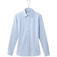 アイトス ピエ 長袖ブラウスHCB4101 サックス 7 HCB41010207 1着