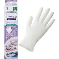 宇都宮製作 クイン クイン ニトリル手袋 スリム箱(50枚入)L NBR0421PFWBL 1箱(50枚)