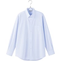 アイトス ピエ メンズ長袖ボタンダウンシャツAZ634061 サックス L AZ634061020L 1着
