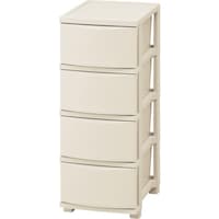 アイリスオーヤマ IRIS 206660 スリムチェスト 4段 ライトベージュ CLN324LBE 1台