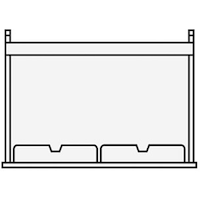 NAIKI A4用縦仕切り板(マップ用) A1KA4TS 1枚