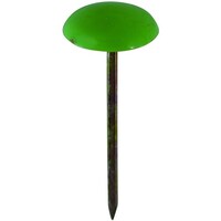 ダイドーハント DAIDOHANT 上敷き鋲 グリーン (径:d)1.5x(全長:L)30mm (頭径:D)12.6mm(約50本入) 10179691 1Pk(50本)