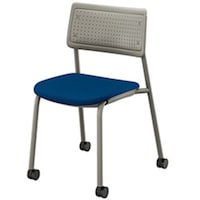 NAIKI ミーティングチェアー(肘無) E490型 E490FCG2POB 1脚