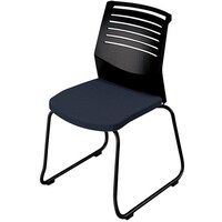 NAIKI ミーティングチェアー(肘無) E290型 オセディア osedia E292FB1PMBK 1脚