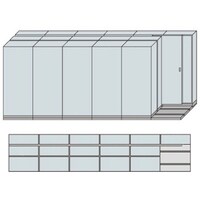 NAIKI 並行移動3列6連ベースセット MCW3621ACCW 1台