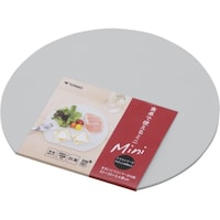 新輝合成 TONBO まるいエラストマーまな板食卓でつかえるミニ グレー 22x20