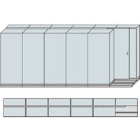 NAIKI 並行移動2列6連ベースセット MCW2621ACW 1台