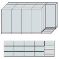 NAIKI 並行移動3列5連ベースセット MCW3521AAAW 1台