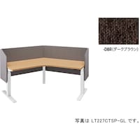 NAIKI デスクパネル(サイドパネル付 リフティーナ LT型/ダークブラウン/W1193×D410×H720 LT227CTSPDBR 1枚