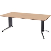 NAIKI ミーティングテーブル(縦配線 KDG型/天板:サンドウォールナット 脚:ブラック/W1500×D750×H715 KDG1575AHVSDW 1台