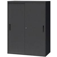 NAIKI スチール引違い書庫(2枚扉) CWS型収納庫(ブラックタイプ) CWS0912HBB 1台