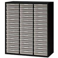 NAIKI トレー書庫(深型・B4用) CWS型収納庫(ブラックタイプ) CWS0909BLLB 1台