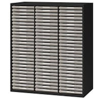 NAIKI トレー書庫(浅型・B4用) CWS型収納庫(ブラックタイプ) CWS0909BLSB 1台