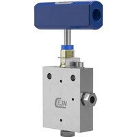 セインジャパン CEJN 中圧ニードルバルブ 3ポートバルブ、加圧ポート×1 UNF 9/1618 199502431 1個