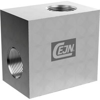 セインジャパン CEJN ステンレス・高圧 2ポートエルボーブロック 対応チューブサイズ 1/4HP 199501981 1個