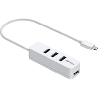 バッファロー BUFFALO USBC 3.2Gen1バスパワー上挿しハブ 磁石 ホワイト BSH4U320C1WH 1個