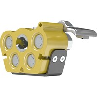 セインジャパン CEJN マルチX クアトロ12.5 メスプレート 呼径12.5mm WEO1/2 プラグイン接続 109324101 1個