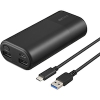 バッファロー BUFFALO モバイルバッテリー10,000mAh TypeC対応 3ポート BK BSMPB10030C3BK 1個