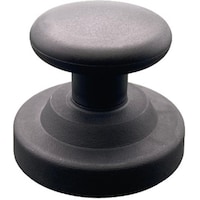 パーツ ラクテム カラーマグネット ツマミ型 Φ53 ブラック
