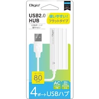 ナカバヤシ ナカバヤシ USBハブ USB2.0 4ポートハブ ホワイト