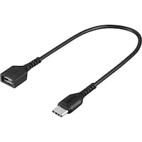 バッファロー BUFFALO 変換アダプタ microB to TypeC 15cm ブラック BSMPCADC115BK 1個