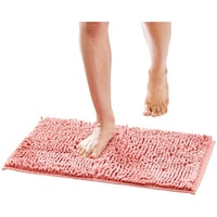 アイメディア アイメディア マイクロファイバー吸水速乾バスマット コーラルピンク 40×60