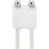 ABB TYRap マーキングタイ 識別タグ連結 標準 ナチュラル色 ラベル寸法29.7×27mm 幅4.8×長さ184mm 500本入り TY46MD 1袋(500本)