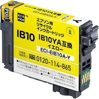 エコリカ ecorica IB10YA互換リサイクルインクカートリッジ イエロー ECIEIB10AY 1個