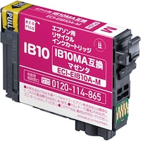 エコリカ ecorica IB10MA互換リサイクルインクカートリッジ マゼンタ ECIEIB10AM 1個