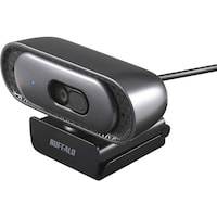 バッファロー BUFFALO 390万画素WEBカメラ AF ステレオマイク内蔵 三脚穴 BK