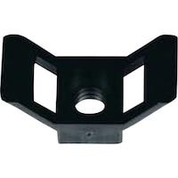 ABB TYRap マウントベース 結束バンド用クレイドル型 タイ幅最大9mm ねじ固定タイプ100個入り CT3401 1袋(100個)