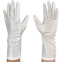 ウインセス WINCESS 防塵手袋 静電気対策 ロングタイプ Lサイズ(10双入)