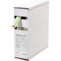 ABB シュリンクコン 熱収縮チューブ 一般用ボックスタイプ アース色(黄/緑) GYS250ED 1巻