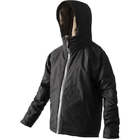 マック Makku ダミング防水防寒ジャケット ブラック L