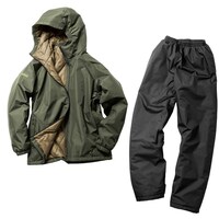 マック Makku TEGARU防水防寒スーツ カーキ×ブラック L