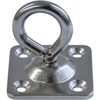 ダイドーハント DAIDOHANT ステンレス 回転アイプレート 6mm (Φ)6×(A)40×(B)40×(C)39×(D)18mm 10104169 1個