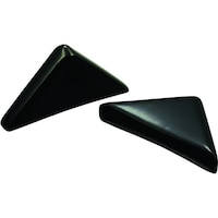 岩田製作所 IWATA 保護キャップ コーナー用 (10個入) 黒 HLDPC10X30P 1袋(10個)