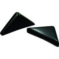 岩田製作所 IWATA 保護キャップ コーナー用 (10個入) 黒 HLDPC22X30P 1袋(10個)