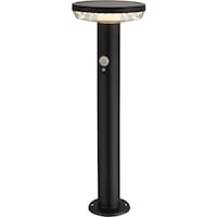 ムサシ musashi ガーデンソーラーライト 5W 丸型 ブラック