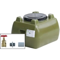 スイコー SUIKO ホームローリータンク100 オリーブ ドレンバルブセット(40A)付 HLT100ODVALVESET40A 1個