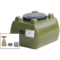 スイコー SUIKO ホームローリータンク100 オリーブ ドレンバルブセット(25A)付 HLT100ODVALVESET25A 1個