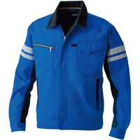 ソウワ SOWA 9664 長袖ブルゾン(反射材付き) ブルー SS 96648SS 1着