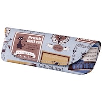 パール パール メガネケース HA135 ネコ ワッペン柄BU 092911 1個