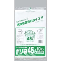 福助工業 福助 ポリ袋 LD3545 乳白半透明 バラ10枚入