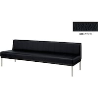 NAIKI 長イス(背付) ブラック