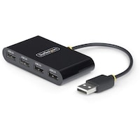 Startech StarTech USB 2.0ハブ/4ポート/480Mbps/バスパワー/過電流保護/軽量コンパクト/USB TypeA増設拡張 ST4200MINI2USBHUB 1袋(1個)
