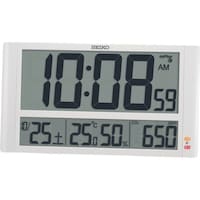 セイコーウォッチ SEIKO デジタル電波時計 SQ449W 白パール 230×408×30mm