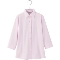 アイトス ピエ 七分袖ブラウスHCB4107 ピンク 5 HCB41070385 1着