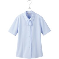 アイトス ピエ 半袖ブラウスHCB4110 サックス 23 HCB411002023 1着